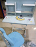 optalent儿童学习桌书桌小学生写字桌台男女孩子课桌椅套装简约组合可升降 粉80大桌面【双背椅+灯+矫姿器】 实拍图