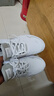 安踏男鞋运动鞋子男士秋冬季款皮面防泼水透气轻便软底白色跑步休闲鞋 【皮面防泼水神器】安踏白/灰-4 42 实拍图
