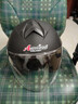 Andes HELMET3c认证电动摩托车头盔男四季女士夏季头盔安全帽四季通用夏天半盔 哑黑双镜款【3C秋冬款】 均码 实拍图