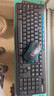 罗技（Logitech）MK275 键鼠套装 无线键鼠套装 办公键鼠套装 全尺寸 商务键鼠套装 带无线2.4G接收器 黑蓝色 实拍图