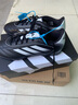 阿迪达斯Adidas碎钉足球鞋男TF人草梅西同款足球鞋专业足球比赛训练鞋 IH0083【黑白】 42.5 实拍图