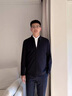 罗蒙外套男秋季商务男士翻领行政夹克上衣干部厅局风爸爸装i8藏青XL 实拍图