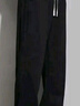 NASA GISS休闲裤男宽松保暖裤加绒厚款长裤子 黑色直筒加绒 (185/88A)2XL 实拍图