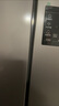 海尔（Haier）家宴539L十字门冰箱黑金净化一级能效风冷无霜大容量灰色BCD-539WGHTDEDH9U1国家补贴 实拍图
