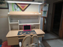京东京造沐光桌100w护眼大路灯儿童学习桌书桌椅套装升降学生写字桌1.2m棕 实拍图