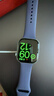 Apple/苹果 Watch S11 智能手表GPS+蜂窝款46毫米银色铝金属表壳雾紫色运动型表带S/M MFDK4CH/B 实拍图