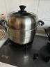 九阳（Joyoung）蒸锅不锈钢蒸锅家用炖汤蒸馒头包子鱼三层大容量汤锅28cm 实拍图
