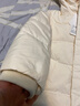 优衣库童装男童女童羽绒大衣/外套夹克保暖厚衣服473308 01 乳白色 110 实拍图