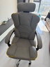 奥伦福特 电脑椅办公椅子电竞椅家用人体工学椅老板椅主播靠背椅皮革转椅 创意工学椅-灰+含乳胶垫【二代】 实拍图