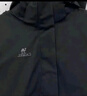 骆驼（CAMEL）三防冲锋衣户外登山服防风防水防污三合一运动外套 AD12263514X抓绒内胆幻影黑男女 M 实拍图