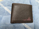 稻草人男士钱包欧美时尚票夹头层牛皮短款钱包钱夹啡色生日礼物 实拍图