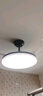 雷士（NVC）LED照明风扇灯吊扇灯餐厅卧室黑色简约灯具全光谱1级能效42寸 实拍图