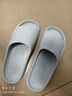 JOYTOUR旅行便携拖鞋可家用待客酒店防滑拖鞋洗澡一次性拖鞋灰色42-43 实拍图