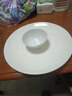 MLCRIYG牛排餐盘子陶瓷白陶瓷圆形西餐盘子家用菜盘碟子西餐餐具 10英寸(浅盘) 实拍图
