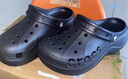 卡骆驰（CROCS）贝雅云彩女士洞洞鞋户外休闲鞋|208186 黑色-001 38 (240mm) 实拍图