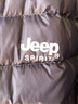 JEEP SPIRIT吉普轻薄羽绒服男短款冬季外套男士鸭绒立领纯色保暖防寒男装服饰 160507深蓝（连帽） 4XL （190斤-220斤） 实拍图