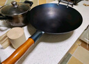 荣事达（Royalstar）章丘手工锻打铁锅老式炒锅无涂层不粘炒菜锅圆底燃气灶有盖40cm 实拍图
