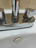 九牧（JOMOO）面盆水龙头双孔冷热龙头浴室水龙头精铜主体卫生间面盆台盆龙头 新款双把双孔22076 实拍图