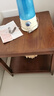 沃木 实木茶几边几角桌角几 实木方几 北欧实木置物花架 美式飘窗桌 下隔方几(胡桃色)【FS-903】 实拍图