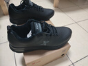 特步运动鞋男鞋跑步鞋冬季加绒皮面防水轻便减震休闲慢跑鞋棉鞋黑色 实拍图