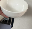 京东京造 餐具套装 乔迁之喜陶瓷家用陶瓷汤碗 纯白骨瓷 面碗6英寸*2 实拍图