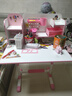 海旭成儿童学习桌椅套装家用书桌小孩子写字桌中小学生作业桌写字台 实拍图