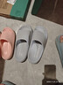 朴西新款EVA踩屎感厚底拖鞋女士居家室内情侣拖鞋男 灰色 42-43 实拍图