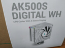 九州风神（DEEPCOOL）冰立方500S数显白色风冷CPU散热器（温度显示/5热管/幻彩顶盖/矩阵鳍片/AK500S DIGITAL WH） 实拍图