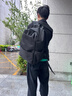 回力（Warrior）双肩包男2026新款大容量轻便旅行出差背包高颜值大学生书包电脑包 黑色【可放16英寸电脑】 实拍图