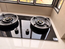 美的（Midea）【搭配蒸汽洗系列】行业爆款家用5.2KW大火力燃气灶双边定时灶台嵌两用双灶天然气灶JZT-QD529 实拍图
