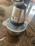 美的（Midea）绞肉机家用 绞馅机 碎肉机 电动多功能料理搅拌打肉饺子肉馅蒜蓉机不锈钢 辅食搅肉机Easy235 约2L 实拍图
