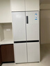 海尔（Haier）小红花516升594mm专业超薄零嵌十字四开门电冰箱家用一级能效BCD-516WGHTDB9GPU1国家补贴20% 实拍图