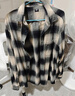 优衣库男女装法兰绒格子衬衫长袖衬衣薄外套25秋冬481224 480767 481224/01乳白色 XL 实拍图