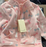 戴维贝拉（DAVE＆BELLA）春秋儿童外套男童秋装女童宝宝衣服童装男孩婴儿摇粒绒棒球服服装 粉色糖果【DB396-D】 120 cm（建议身高110-120cm） 实拍图