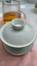 苏氏陶瓷（SUSHI CERAMICS）汝窑卵青 三才盖碗开片可养金线初放功夫茶具泡茶碗 实拍图