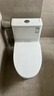 九牧（JOMOO）11396-2-1/31KB-1抗菌一级水效坐便器暴风虹吸式节水马桶305坑距 实拍图