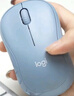 罗技（Logitech）M221 轻音鼠标 无线鼠标 办公鼠标 对称鼠标 带无线微型接收器 雾霭蓝 实拍图