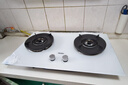 海尔（Haier）【小红花燃气灶】5.2kw天然气双灶家用台嵌两用 白色面板烟灶联动 68%高热效率 Q2BEC(天)可调节 实拍图