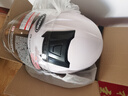 凤凰（Phoenix）新国标A类3C认证电动车摩托车头盔双镜片防雾防风保暖亮白 男女四季通用电瓶车3/4半盔冬季安全帽 实拍图