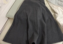优衣库女装绒面针织喇叭中裙/半身裙裙子481434 08 深灰色 M /160/68A 实拍图