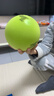 babycare&bctoys儿童球拍拍球儿童无声弹力训练小皮球玩具绿色 实拍图