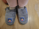 大嘴猴（paul frank）棉拖鞋男士秋冬季室内家居拖鞋毛绒保暖厚底棉鞋男款深灰280PF607 实拍图
