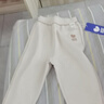 迷你巴拉【蹦蹦裤】男童女童运动裤宝宝保暖儿童休闲裤潮2025秋新款 浅卡其50311 【常规款】 80 实拍图
