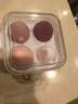 黎倾草莓慕斯美妆蛋【4个】化妆蛋彩妆不吃粉海绵粉扑粉底扑干湿两用 实拍图