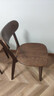 源氏木语实木餐椅北欧风橡木靠背椅家用多材质休闲椅现代简约餐厅吃饭椅子 橡木胡桃色0.47m椅*4(一包四把) 实拍图