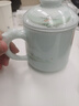 昌南 景德镇陶瓷茶杯雕刻茶水分离办公泡水杯带盖茶具礼盒装 实拍图