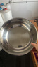 【不锈钢】和面盆厨房烘焙家用火锅盆洗菜打蛋汤锅盆醒面盆料理盆 32cm【热卖款】不锈钢 和面盆 实拍图