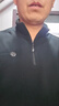 探拓（TECTOP）抓绒衣 户外加厚保暖男抓绒衣纯色立领半开衫柔软舒适抓绒衣 MZRY033 男款黑色 XL 实拍图