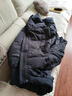 波司登25年冬季羽绒服男女情侣同款超长款加厚连帽明星同款外套 实拍图