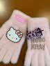 三丽鸥官方正品hellokitty手套冬季女保暖骑行毛绒可爱五指可触屏 正版授权-Hello Kitty【少女粉+豹纹/蝴蝶结】甜美百搭 三丽鸥-Hello Kitty-手套【均码】柔软亲肤-防风防寒 实拍图